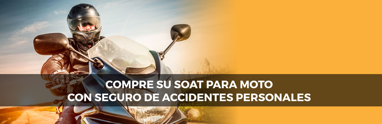 compra soat mas seguro de accidentes personales para moto
